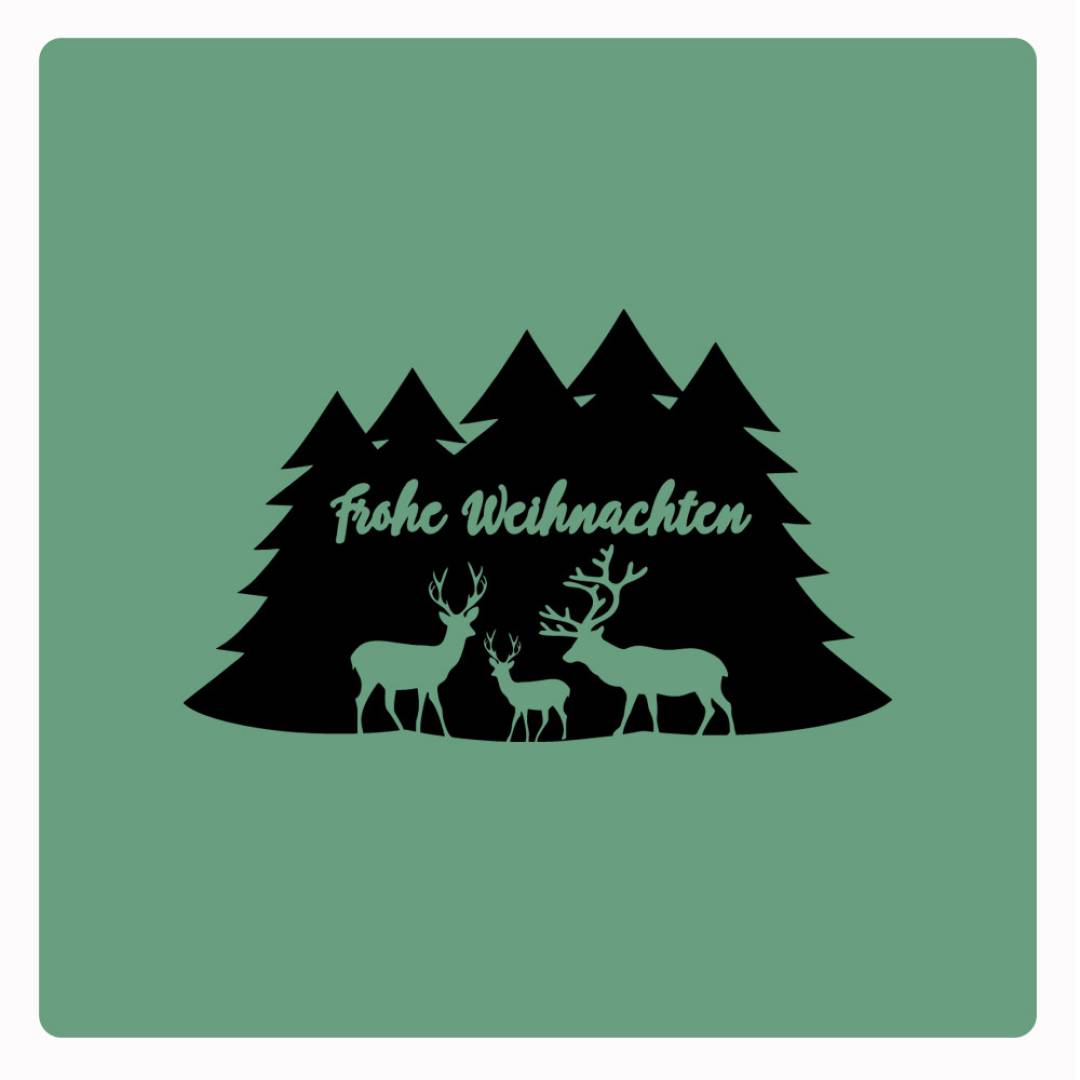 Motivstempel Weihnachten Wald Abdruck Motivstempel Weihnachten Wald Abdruck