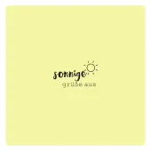 Motivstempel Sonnige Grüße