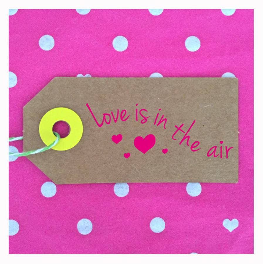 Motivstempel Love is in the Air Anwendungsbeispiel Motivstempel Love is in the Air Anwendungsbeispiel