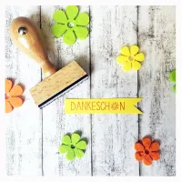 Motivstempel Dankeschön Sonne