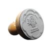 Holzstempel rund 70 mm Produkbild liegend Holzstempel rund 70 mm Produkbild liegend