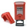 Stempel Trodat Printy 4908 Frontansicht mit Kappe - rot Stempel Trodat Printy 4908 Frontansicht mit Kappe - rot