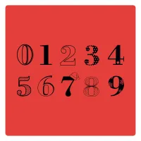 Holzstempel für Adventskalender Holzstempel für Adventskalender