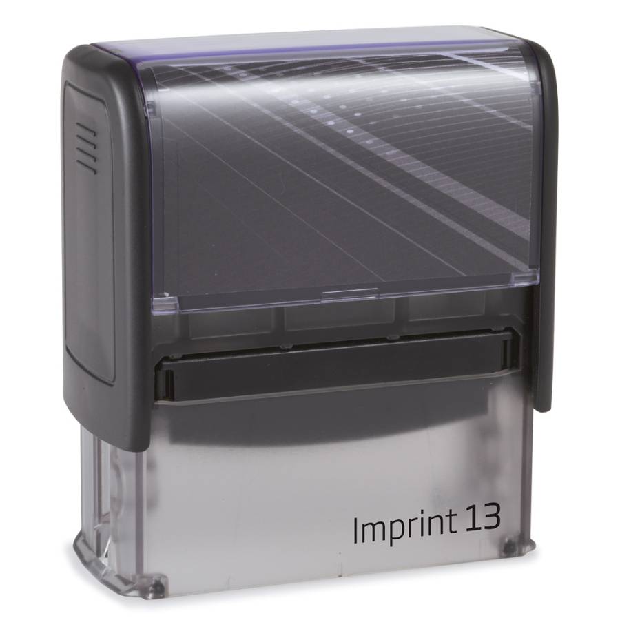Stempel Imprint 13 Frontansicht - schwarz Stempel Imprint 13 Frontansicht - schwarz