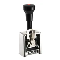 Nummerierstempel Reiner C1 Stahlgehäuse Frontansicht