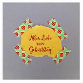 Motivstempel Alles Liebe zum Geburtstag