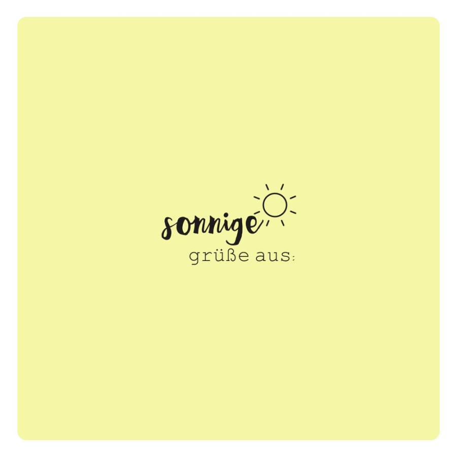 Motivstempel Sonnige Grüße Vorschau Abdruck Motivstempel Sonnige Grüße Vorschau Abdruck