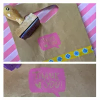 Motivstempel Sprechblase
