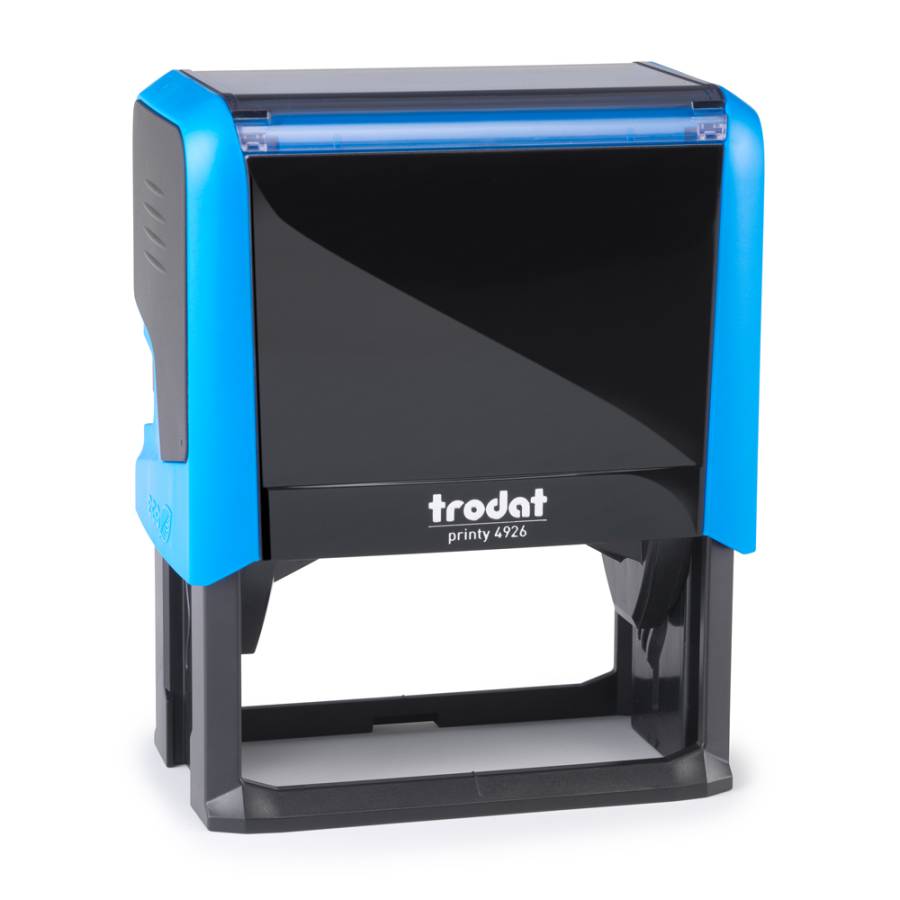 Stempel Trodat Printy Premium 4926 Frontansicht - blau Stempel Trodat Printy Premium 4926 Frontansicht - blau