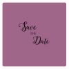 Motivstempel Save the Date Abdruck Motivstempel Save the Date Abdruck