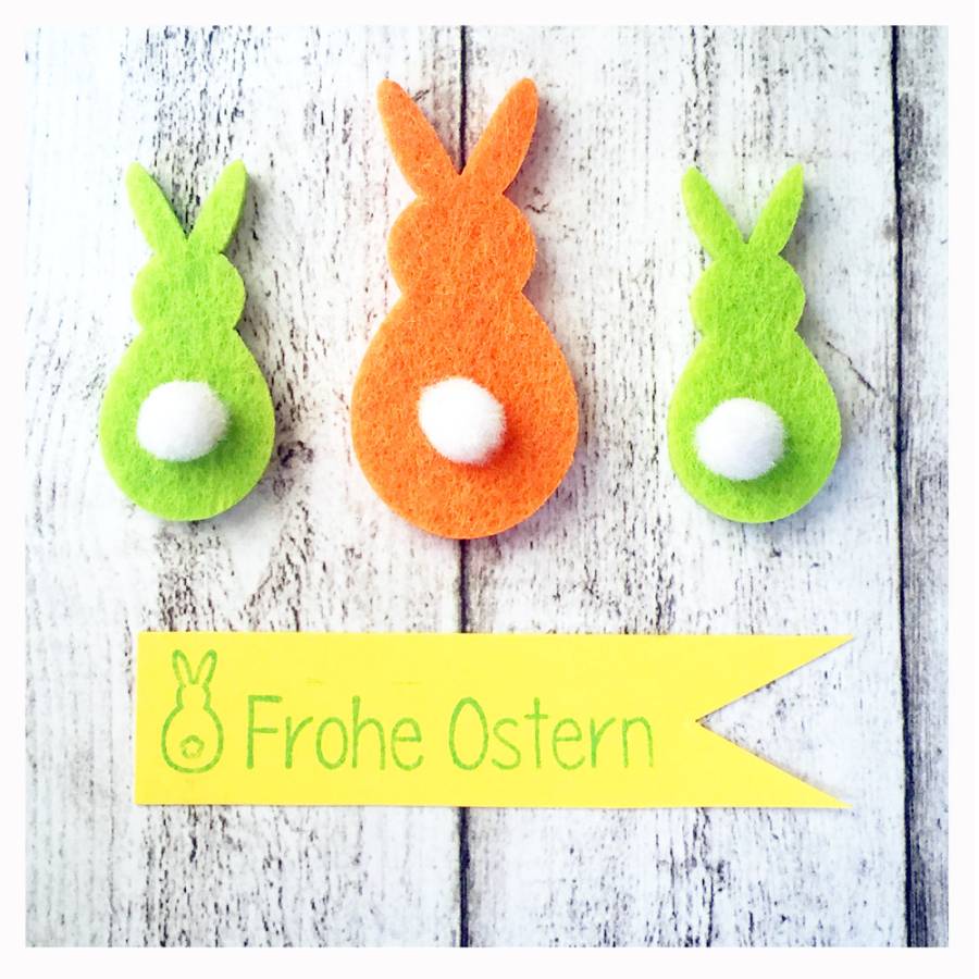 Motivstempel Frohe Ostern Anwendungsbeispiel Motivstempel Frohe Ostern Anwendungsbeispiel