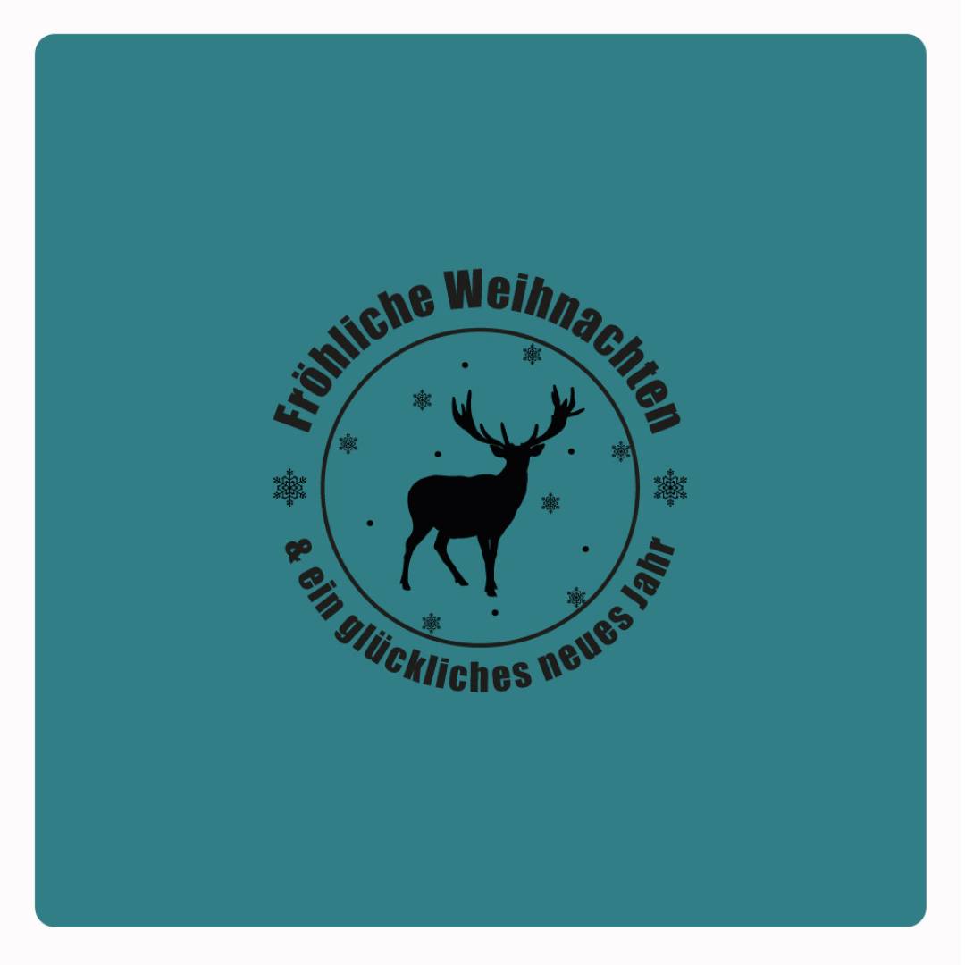 Motivstempel Weihnachten Rentier Abdruck Motivstempel Weihnachten Rentier Abdruck