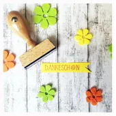 Motivstempel Dankeschön Sonne