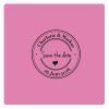 Motivstempel Save the Date Siegel Abdruck Motivstempel Save the Date Siegel Abdruck