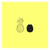 Ananas Abdruck Ananas Abdruck