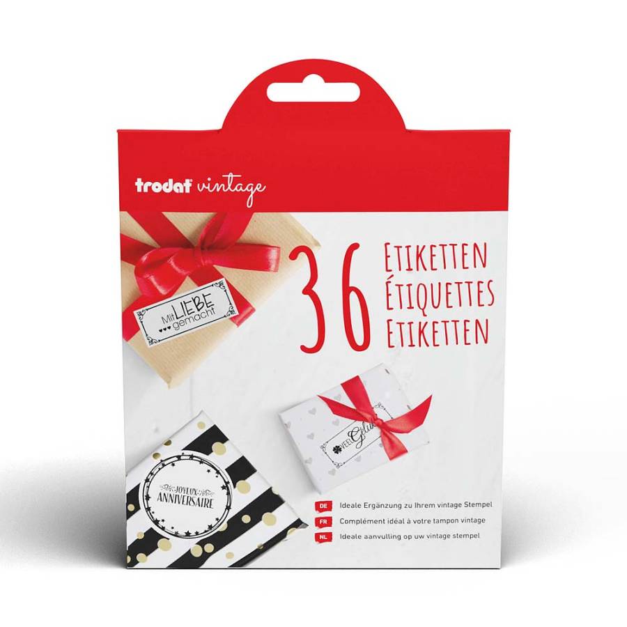 TRODAT Vintage Etiketten (36 St.) TRODAT Vintage Etiketten (36 St.)