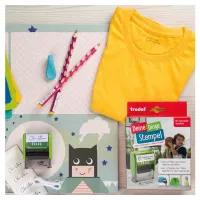 Trodat Deine Dinge Stempelset mit individueller Textplatte