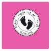 Motivstempel Füßchen Abdruck Motivstempel Füßchen Abdruck