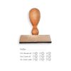 Motivstempel Hallo der Urlaub ist Vorschau Abdruck Produktbild Motivstempel Hallo der Urlaub ist Vorschau Abdruck Produktbild