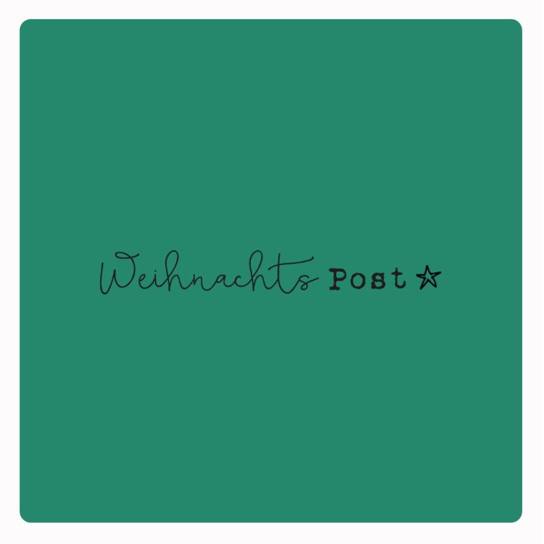 Motivstempel Weihnachtspost Abdruck Motivstempel Weihnachtspost Abdruck