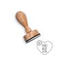 Holzstempel Knopf & Herz Holzstempel Knopf & Herz