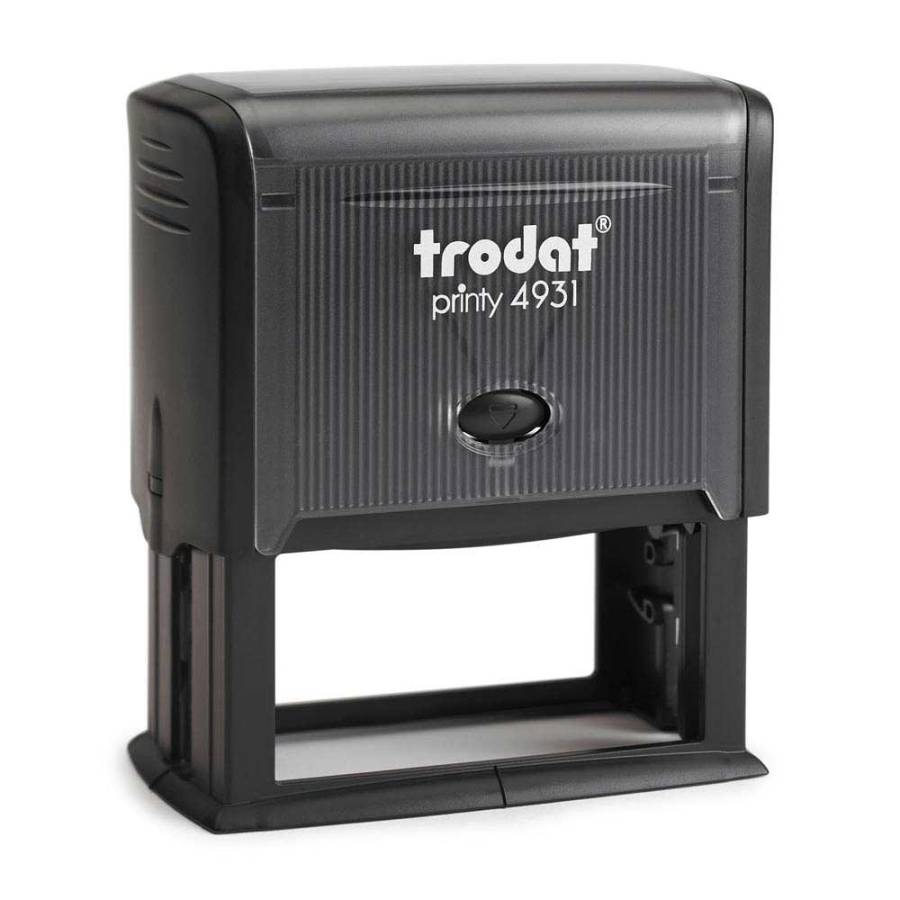 Stempel Trodat Printy Premium 4931 Frontansicht - schwarz Stempel Trodat Printy Premium 4931 Frontansicht - schwarz