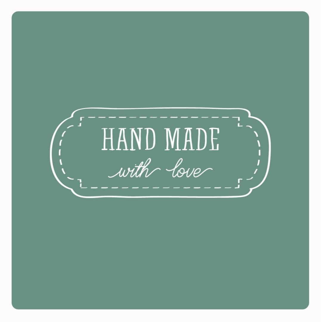 Motivstempel Handmade with love 2 Abdruck Motivstempel Handmade with love 2 Abdruck