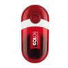 Stempel Colop Pocket Stamp R40 plus rund Frontansicht - rubin Stempel Colop Pocket Stamp R40 plus rund Frontansicht - rubin