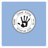 Motivstempel Händchen