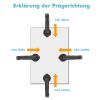 Trodat Prägezange 51mm rund Produktbild von oben Trodat Prägezange 51mm rund Produktbild von oben