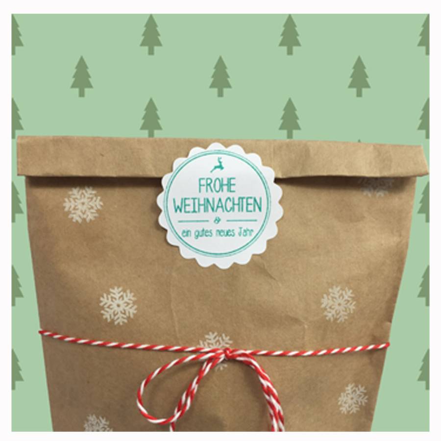 Motivstempel Weihnachtsgrüße Anwendungsbeispiel Motivstempel Weihnachtsgrüße Anwendungsbeispiel