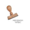 Holzstempel Sternchen mit Stempelabdruck Holzstempel Sternchen mit Stempelabdruck