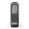 Trodat Pocket Printy 9512 vorne - silber/eco schwarz Trodat Pocket Printy 9512 vorne - silber/eco schwarz