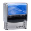 Stempel Easyprint 5 70x25 mm Frontansicht - blau Stempel Easyprint 5 70x25 mm Frontansicht - blau