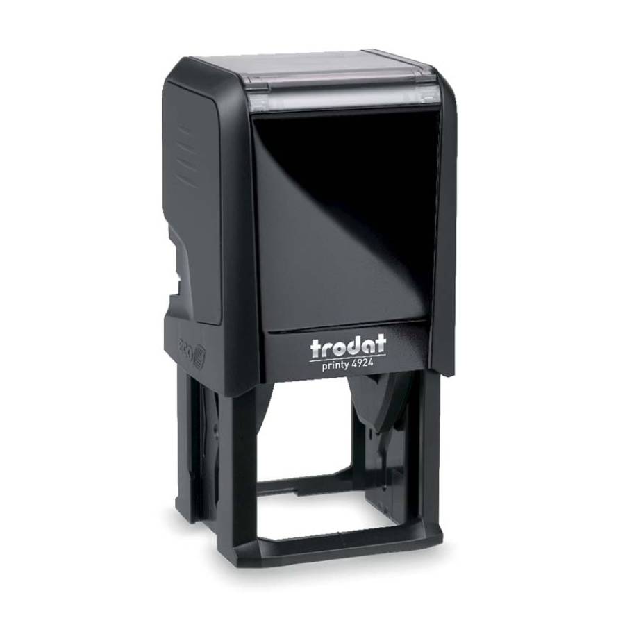 Stempel Trodat Printy 4924 Frontalansicht schwarz - eco schwarz Stempel Trodat Printy 4924 Frontalansicht schwarz - eco schwarz