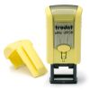 Stempel Trodat Printy 4908 Frontansicht mit Kappe - gelb Stempel Trodat Printy 4908 Frontansicht mit Kappe - gelb