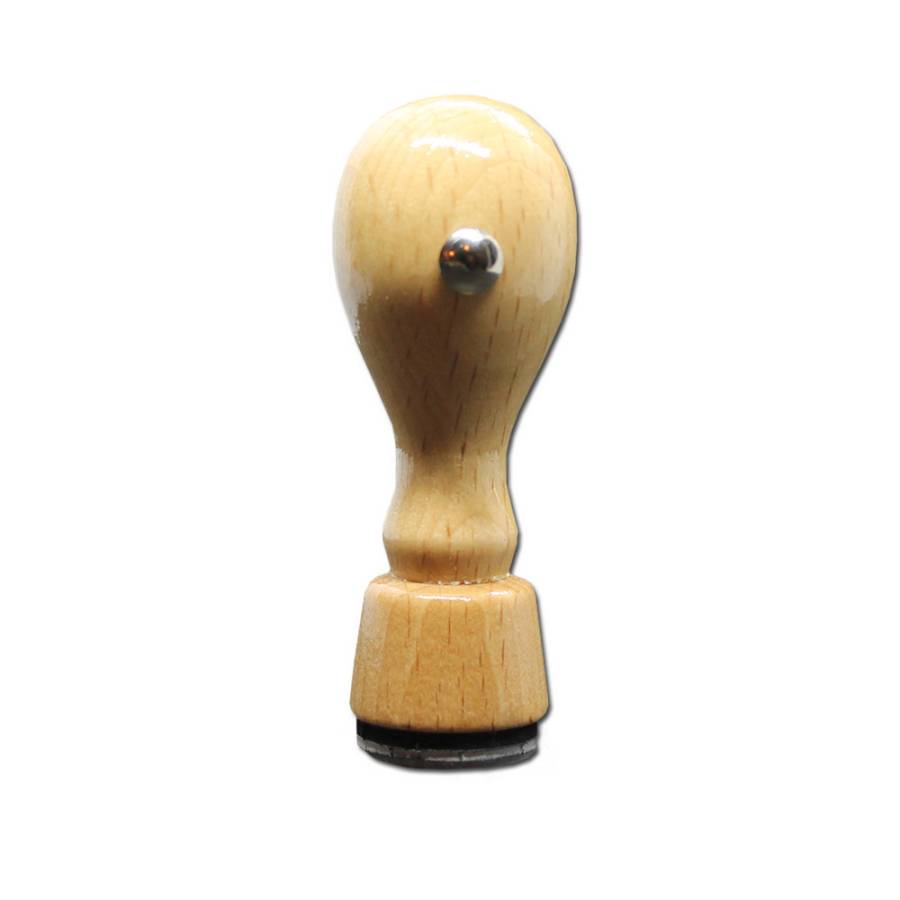 Holzstempel rund 20 mm Produkbild stehend