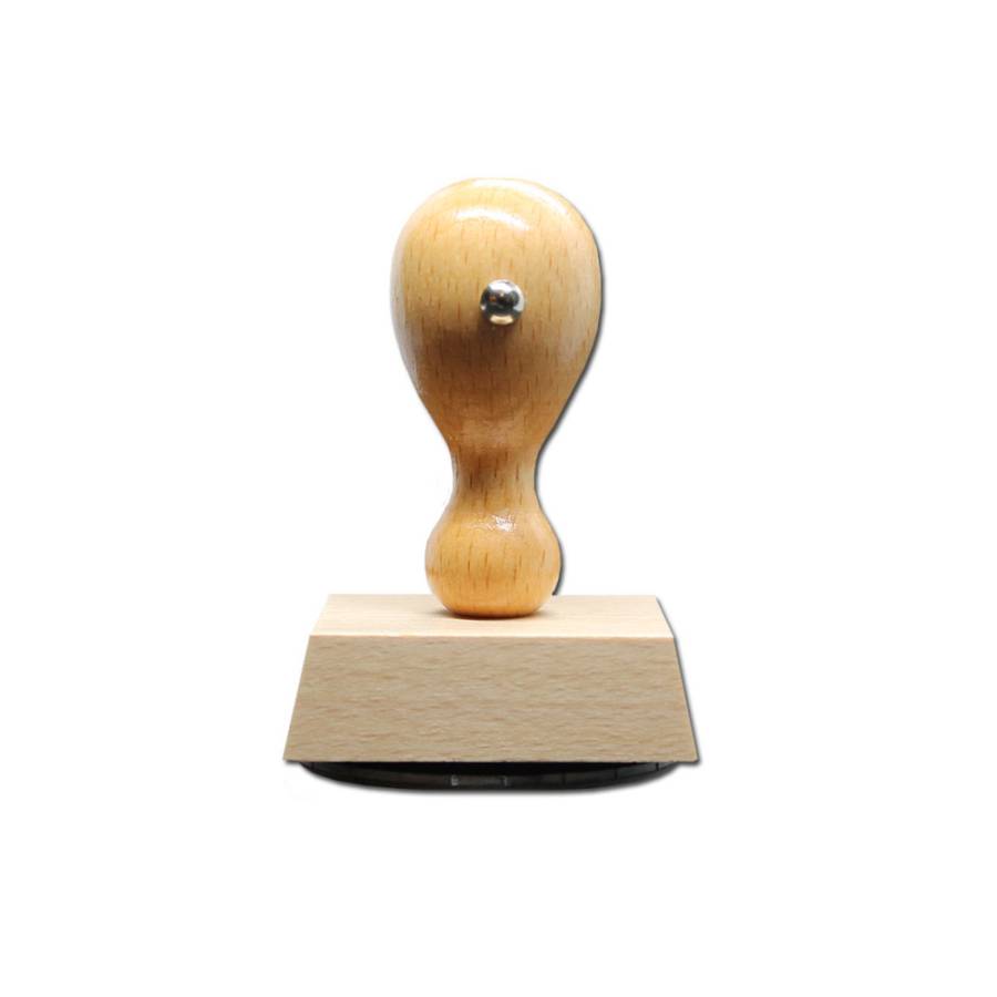 Holzstempel oval 50x40 mm stehend Holzstempel oval 50x40 mm stehend