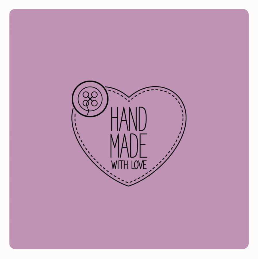 Motivstempel Knopf + Herz Abdruck Motivstempel Knopf + Herz Abdruck