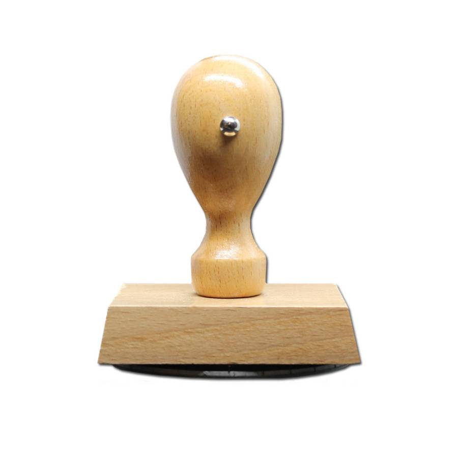 Holzstempel oval 70x50 mm stehend Holzstempel oval 70x50 mm stehend