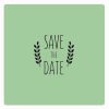 Motivstempel Save the Date Kranz Abdruck Motivstempel Save the Date Kranz Abdruck
