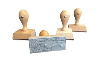 Holzstempel eckig