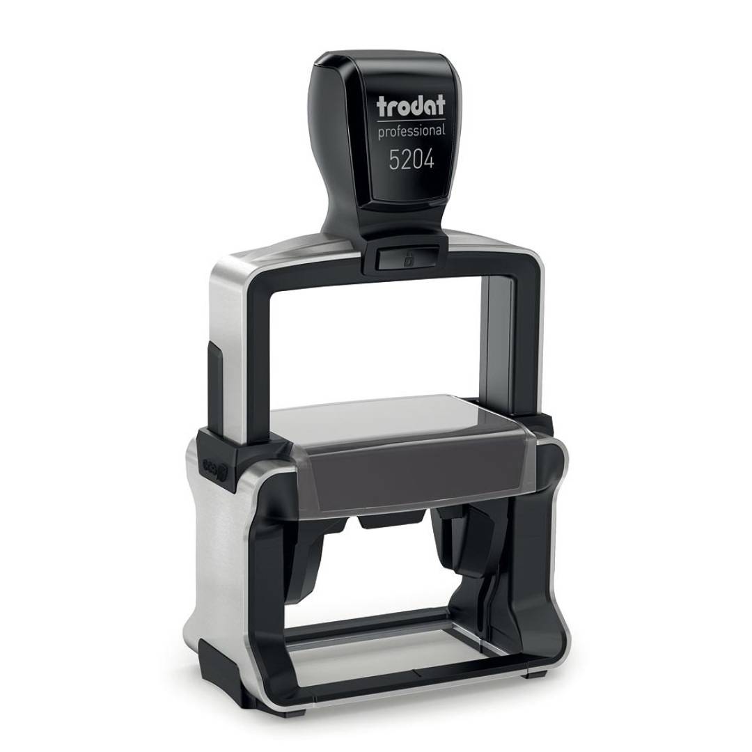 Stempel Trodat Professional MCI 5204 Frontansicht - schwarz Stempel Trodat Professional MCI 5204 Frontansicht - schwarz
