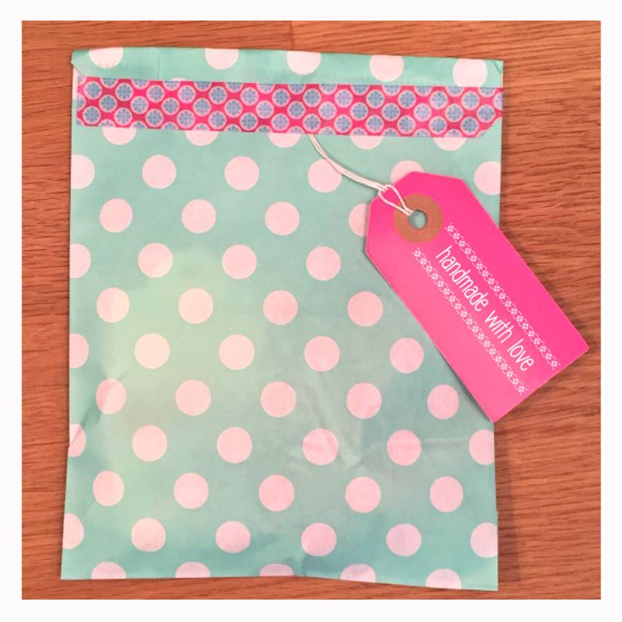 Motivstempel Handmade with love Anwendungsbeispiel Motivstempel Handmade with love Anwendungsbeispiel