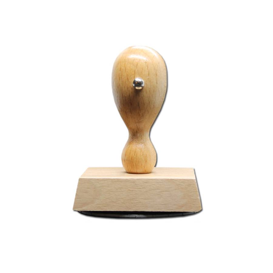 Holzstempel oval 60x40 mm stehend Holzstempel oval 60x40 mm stehend